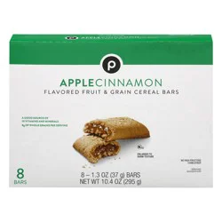 Publix Flavored Fruit & Grain Apple Cinnamon Cereal Bars