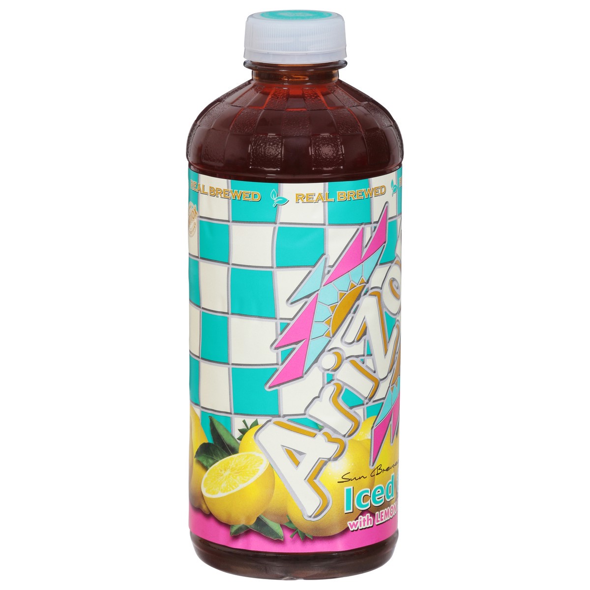 slide 5 of 14, AriZona Sun Brewed Style Iced Tea with Lemon Flavor 34 fl oz, 34 fl oz