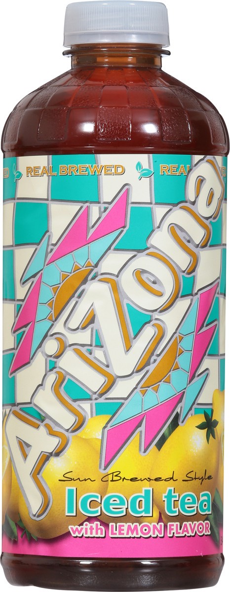 slide 6 of 14, AriZona Sun Brewed Style Iced Tea with Lemon Flavor 34 fl oz, 34 fl oz