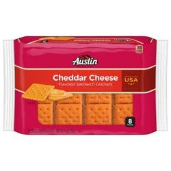 Austin Cheddar Cheese on Cheese Sandwich Crackers