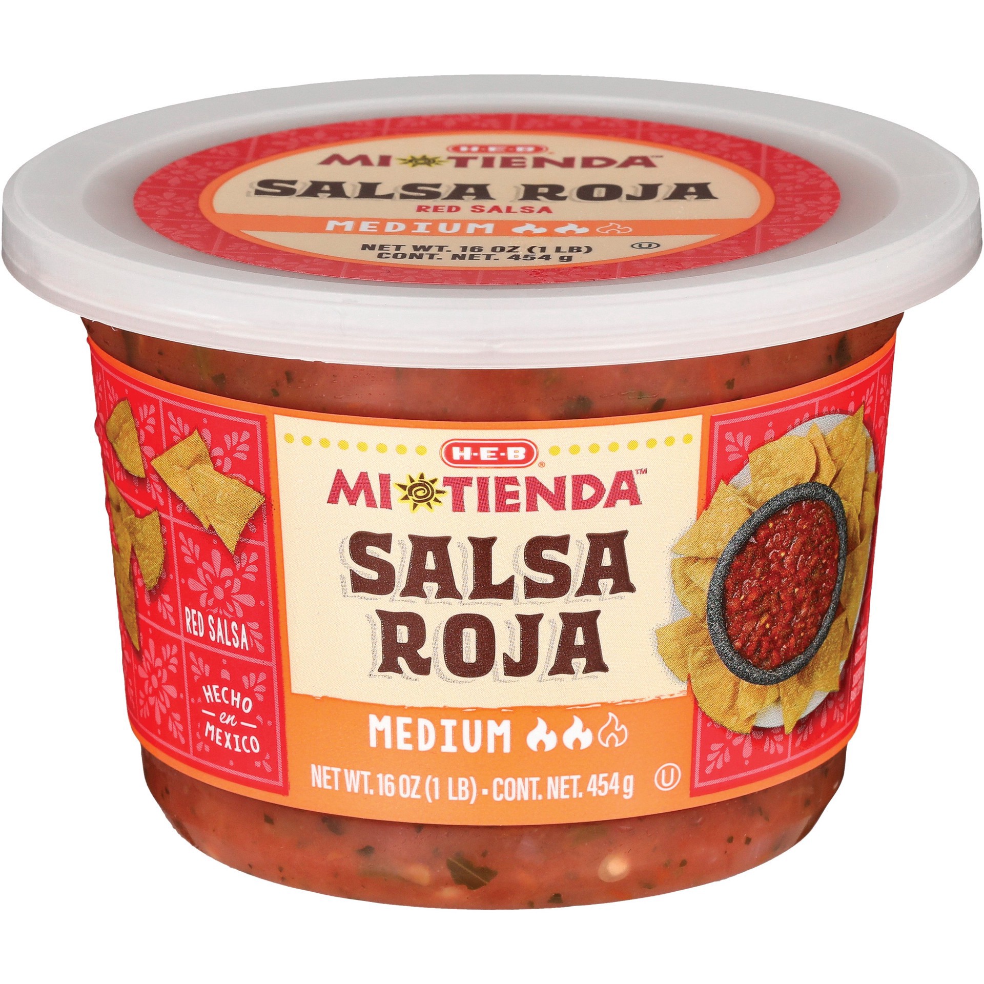 slide 1 of 1, H-B Mi Tienda Salsa Roja - Medium - 16 oz, 16 oz