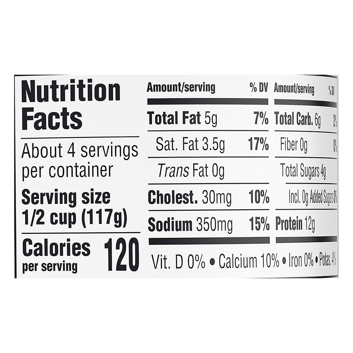 slide 9 of 10, Breakstone's Small Curd Cottage Cheese with 4% Milkfat, 16 oz Tub, 453 g