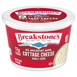 Breakstone's Small Curd Cottage Cheese with 4% Milkfat, 16 oz Tub