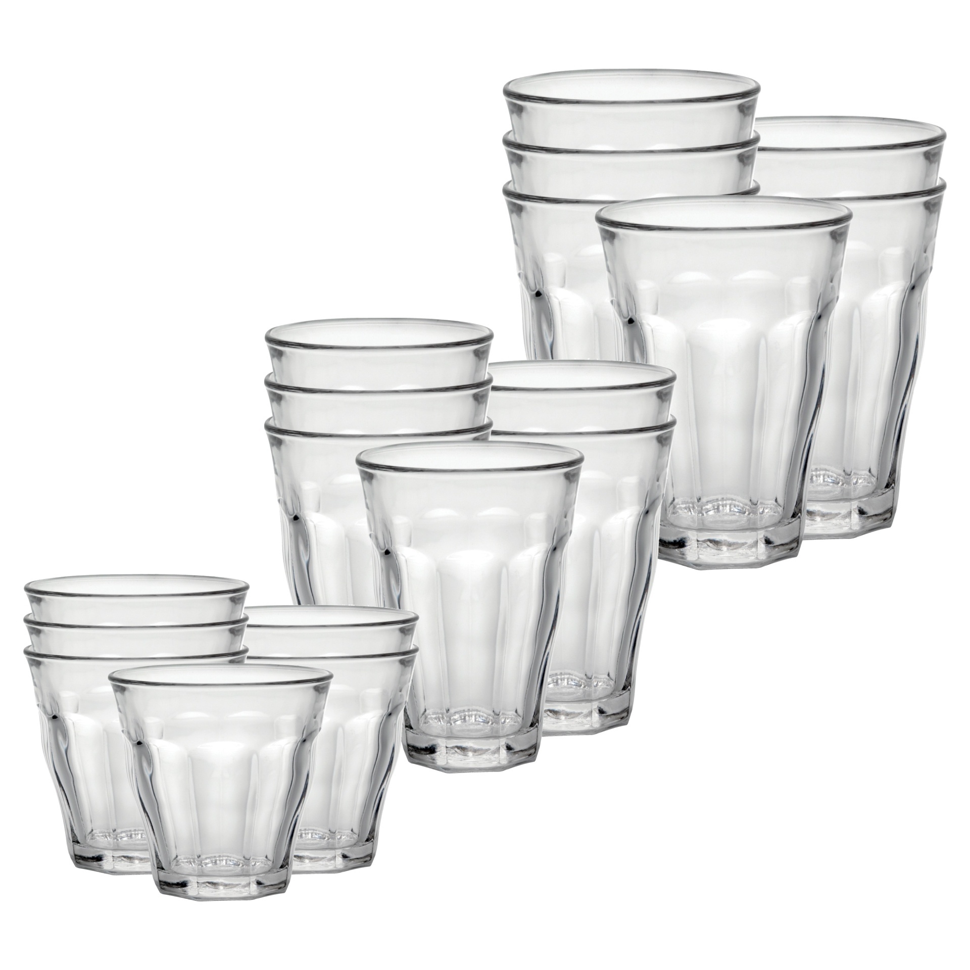 slide 1 of 1, Duralex Picardie Tumblers, 18 ct