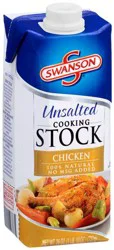 Swanson Unsalted Chicken Cooking Stock - 26 oz