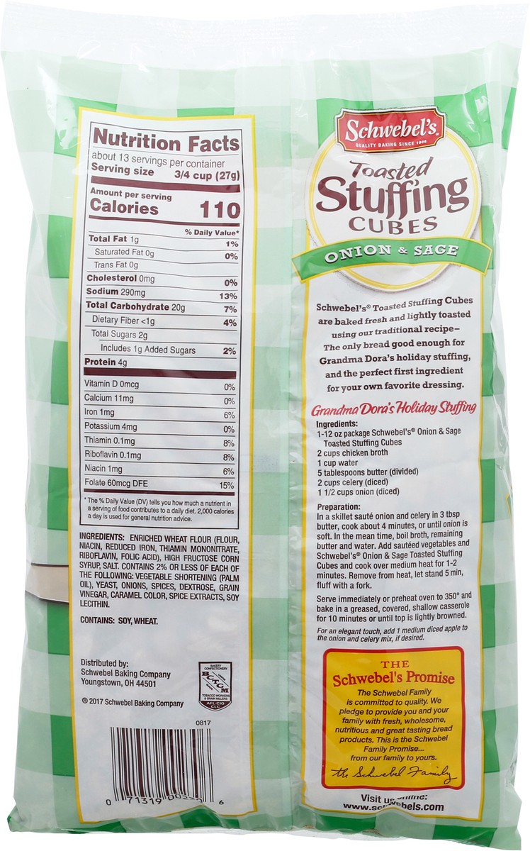 slide 10 of 13, Schwebel's Schwebels Stuffing Croutons, 8 oz