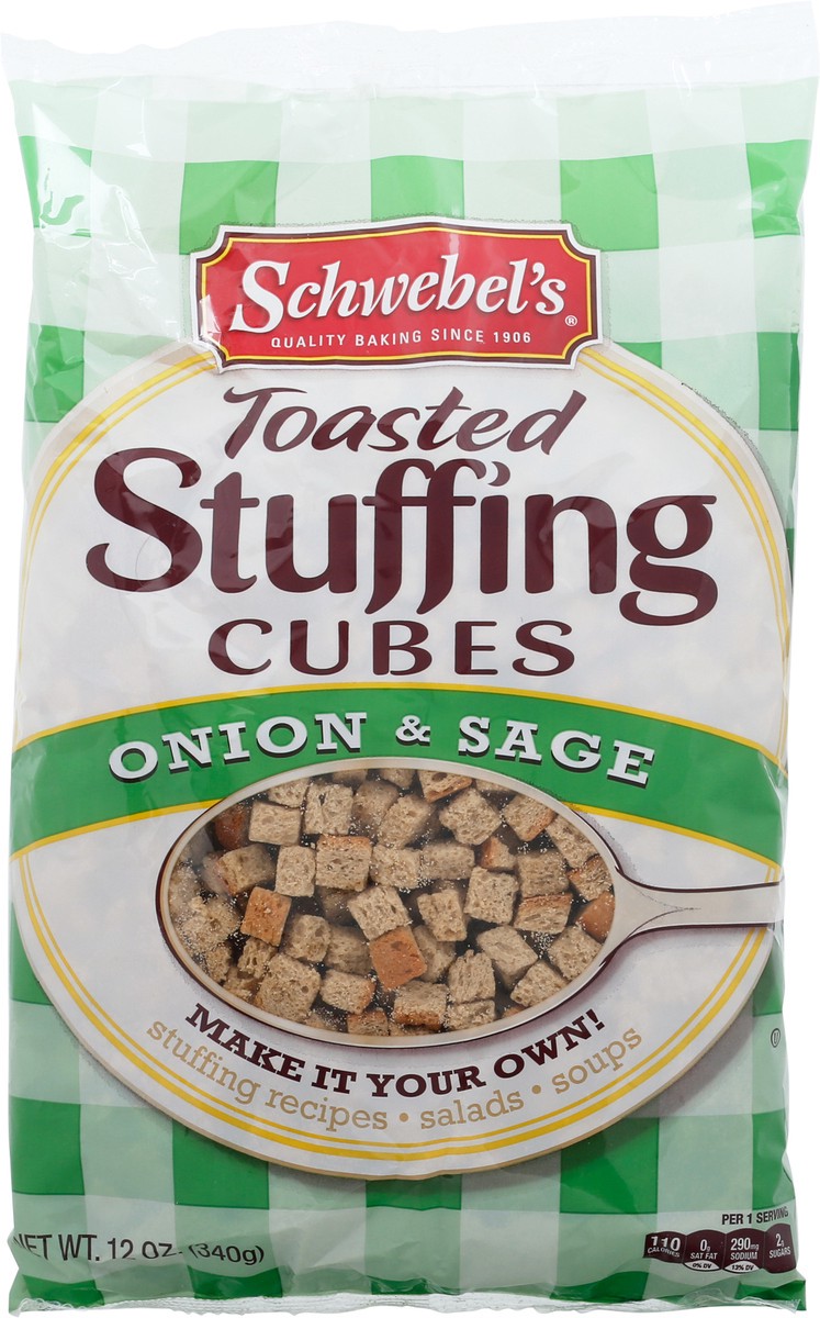 slide 1 of 13, Schwebel's Schwebels Stuffing Croutons, 8 oz