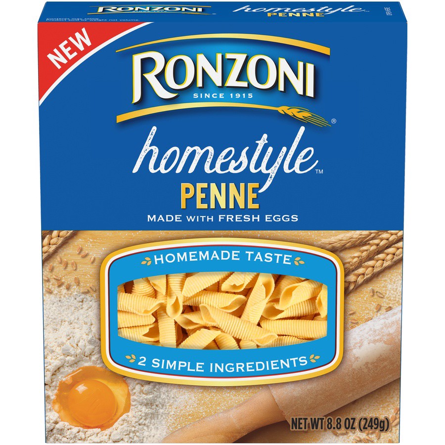 slide 1 of 8, Ronzoni Homestyle Penne, 8.8 oz