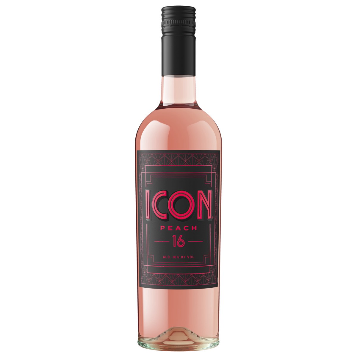 slide 1 of 4, ICON Peach Wine 750 ml, 750 ml