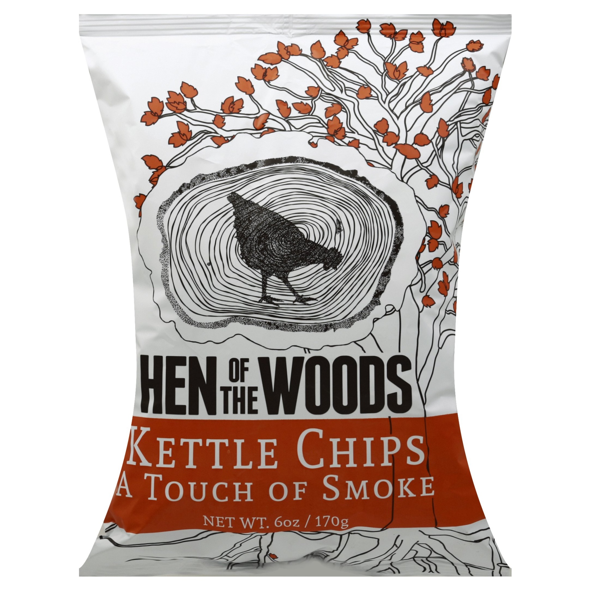 slide 1 of 5, Hen Of The Woods A Touch Of Smoke Chips, 6 oz