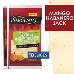 Sargento Mango Habanero Chees Slice Jack 10ct