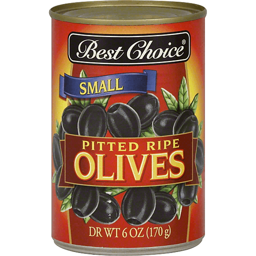 slide 1 of 1, Best Choice Small Ripe Olives, 6 oz