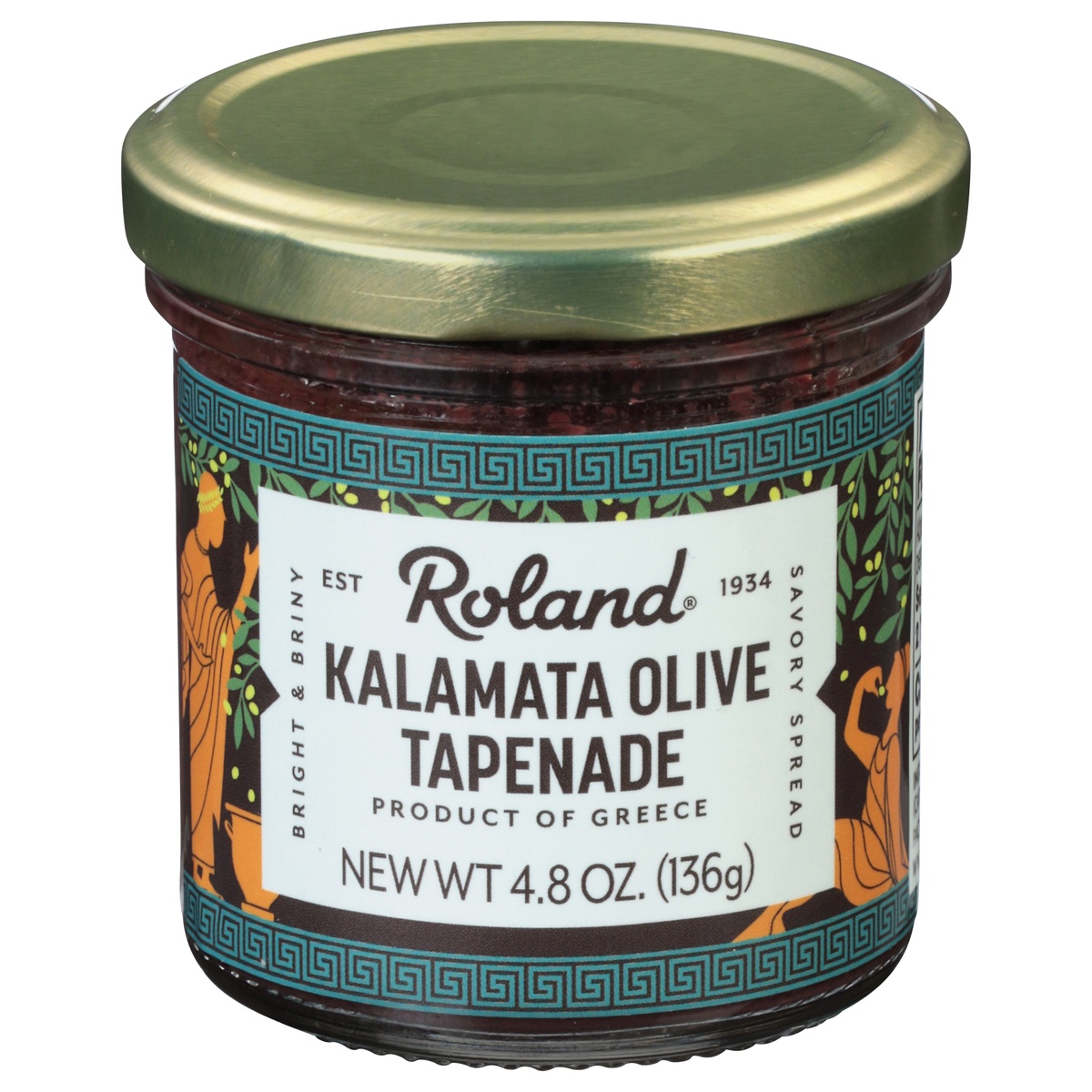 slide 1 of 1, Roland Organic Kalamata Greek Olive Spread, 7 oz