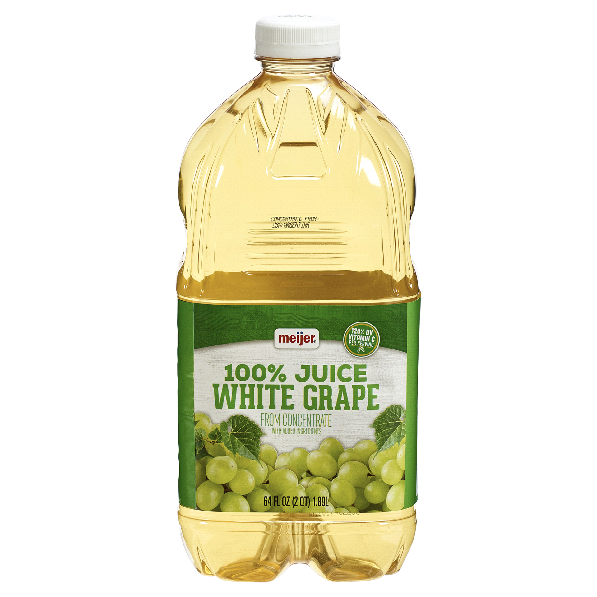 slide 1 of 3, Meijer 100% White Grape Juice, 64 oz