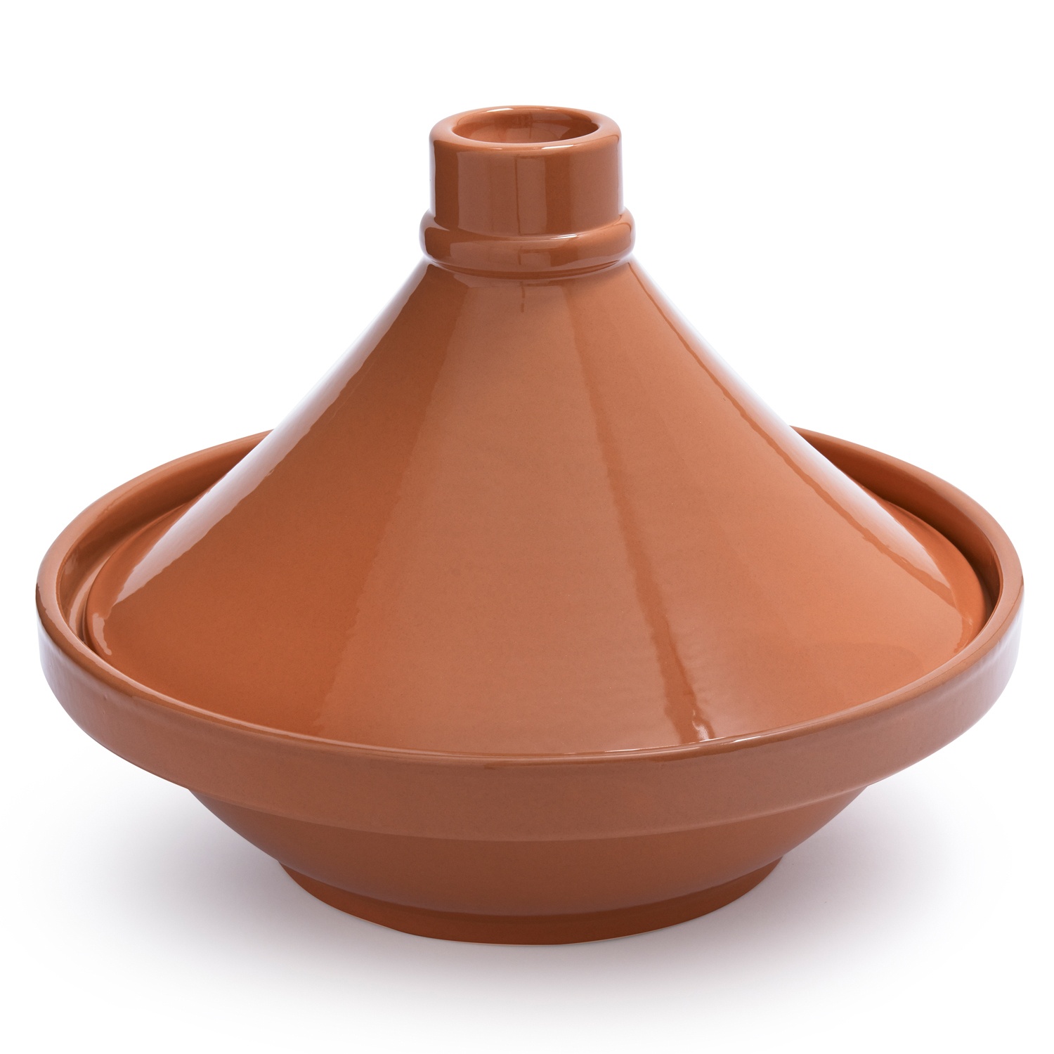 slide 1 of 1, Sur La Table Glazed Terra Cotta Tagine, 12.5 in