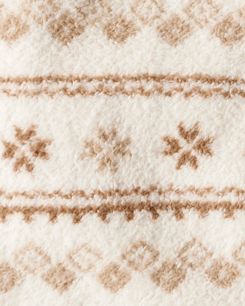 slide 4 of 6, Carter's Baby Boy 3-Piece Fair Isle Sherpa Vest Outfit Set - Khaki Multi 18M, 3 pc