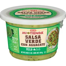 H-E-B Mi Tienda Salsa Verde con Aguacate - Mild