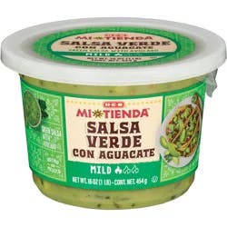 H-E-B Mi Tienda Salsa Verde con Aguacate - Mild