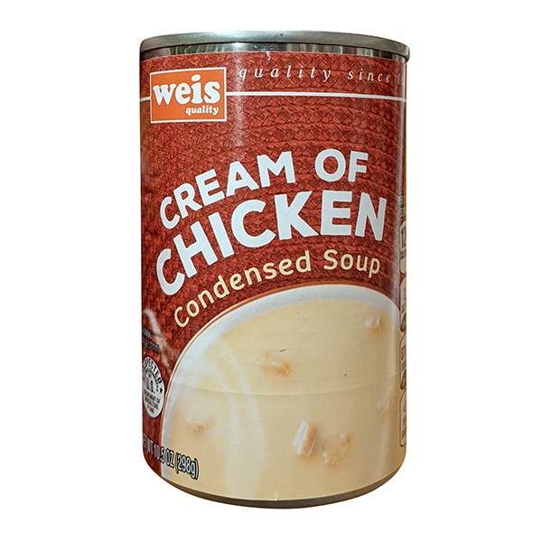 slide 1 of 6, Weis Quality Cream of Chicken Condensed Soup, 10.5 oz