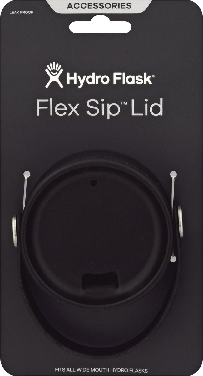 slide 9 of 9, Hydro Flask Black Leak Proof Flex Sip Lid 1 ea, 1 ct