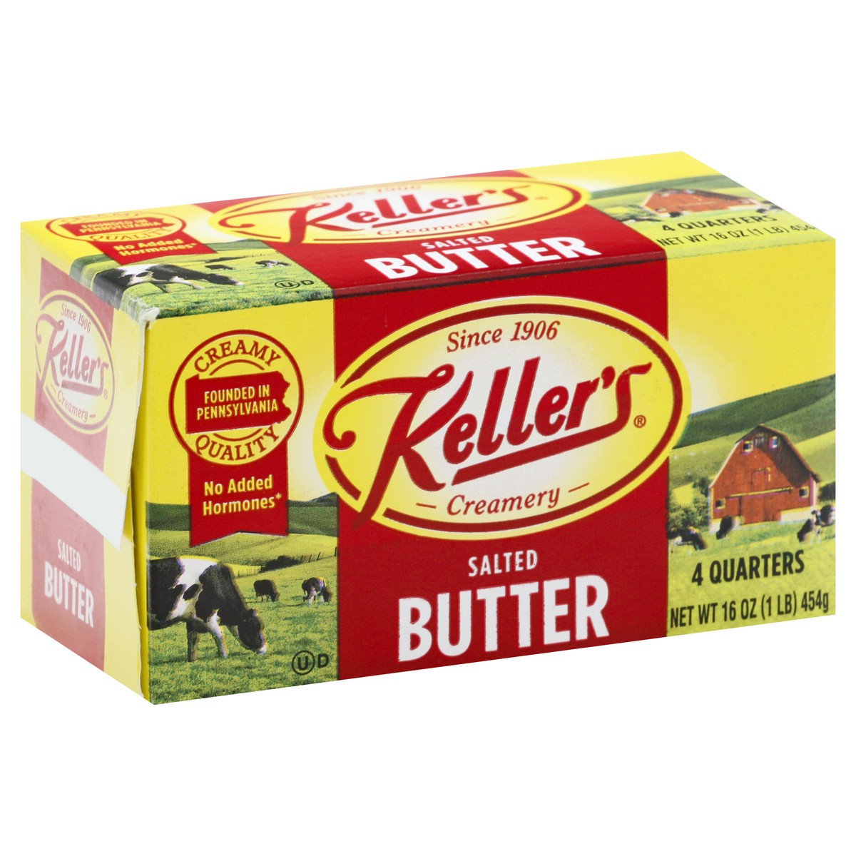 slide 5 of 13, Keller's Salted Butter 4 ea, 4 ct
