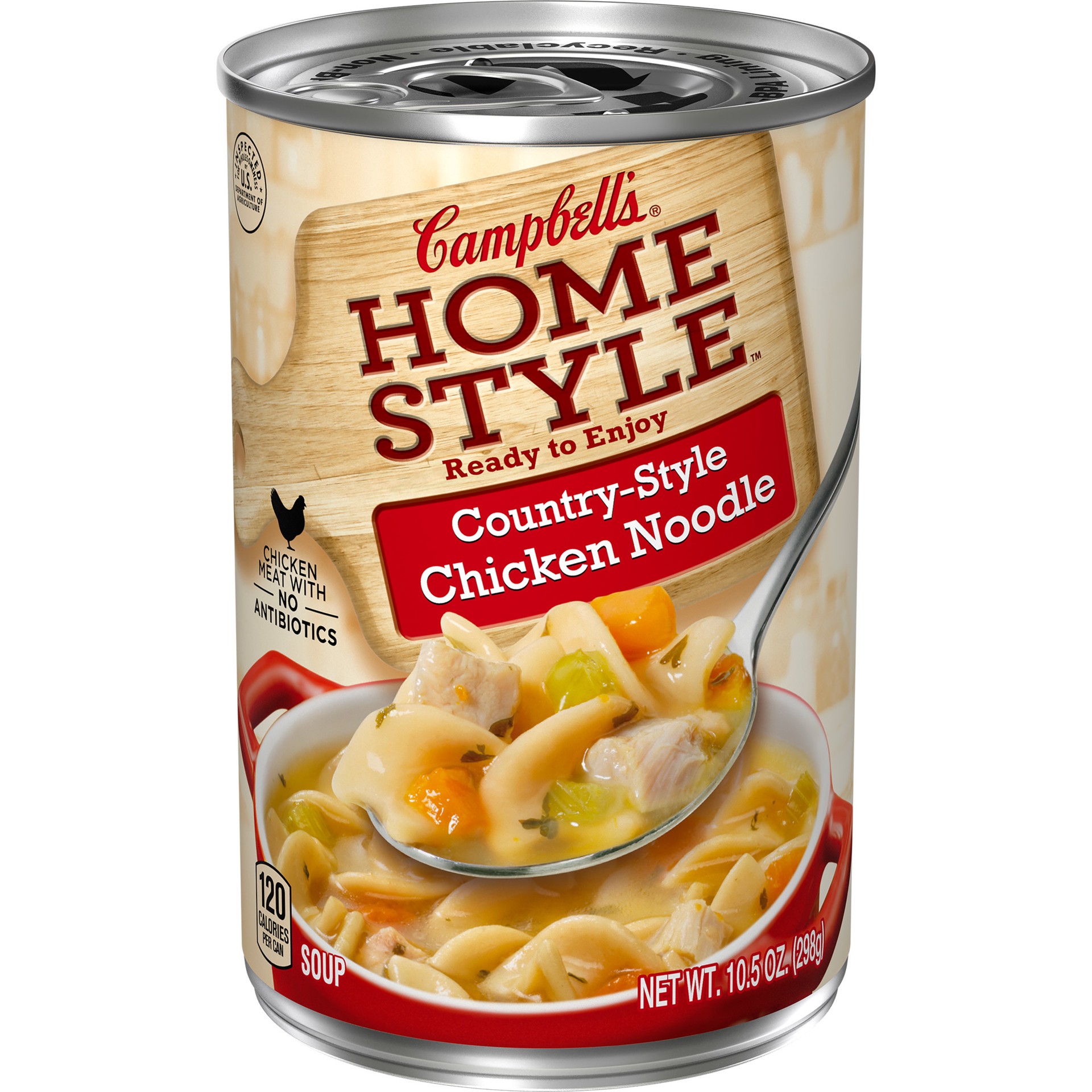 slide 1 of 1, Campbell's Campbell''s Homestyle Soup, Country Style Chicken Noodle Soup, 10.5 Oz Can, 10.5 oz