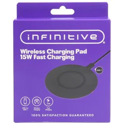 Infinitive Wireless Charging Pad 15W Fast Charging