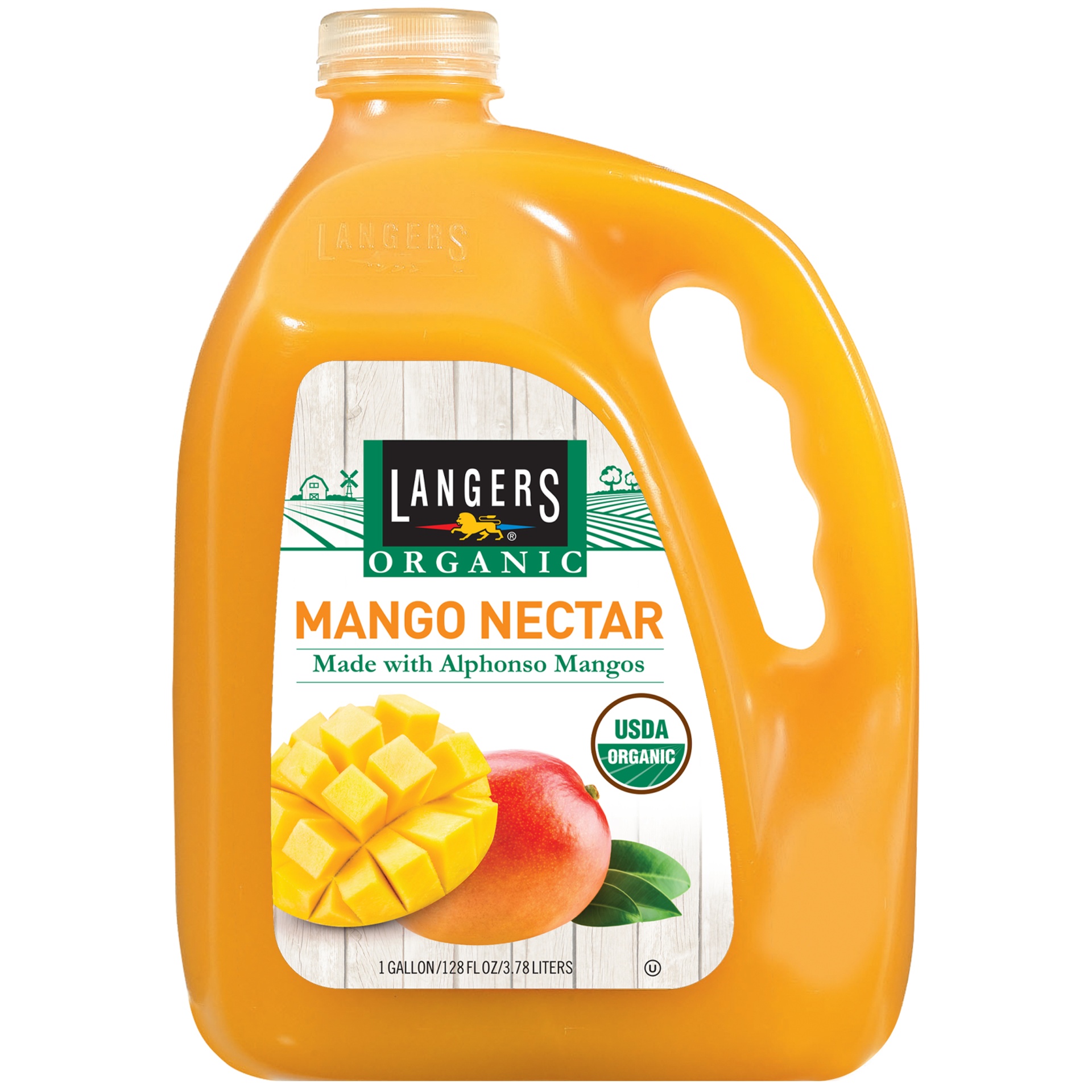 slide 1 of 1, Langers Juice Alphonso Mango Nectar - 128 fl oz, 128 fl oz