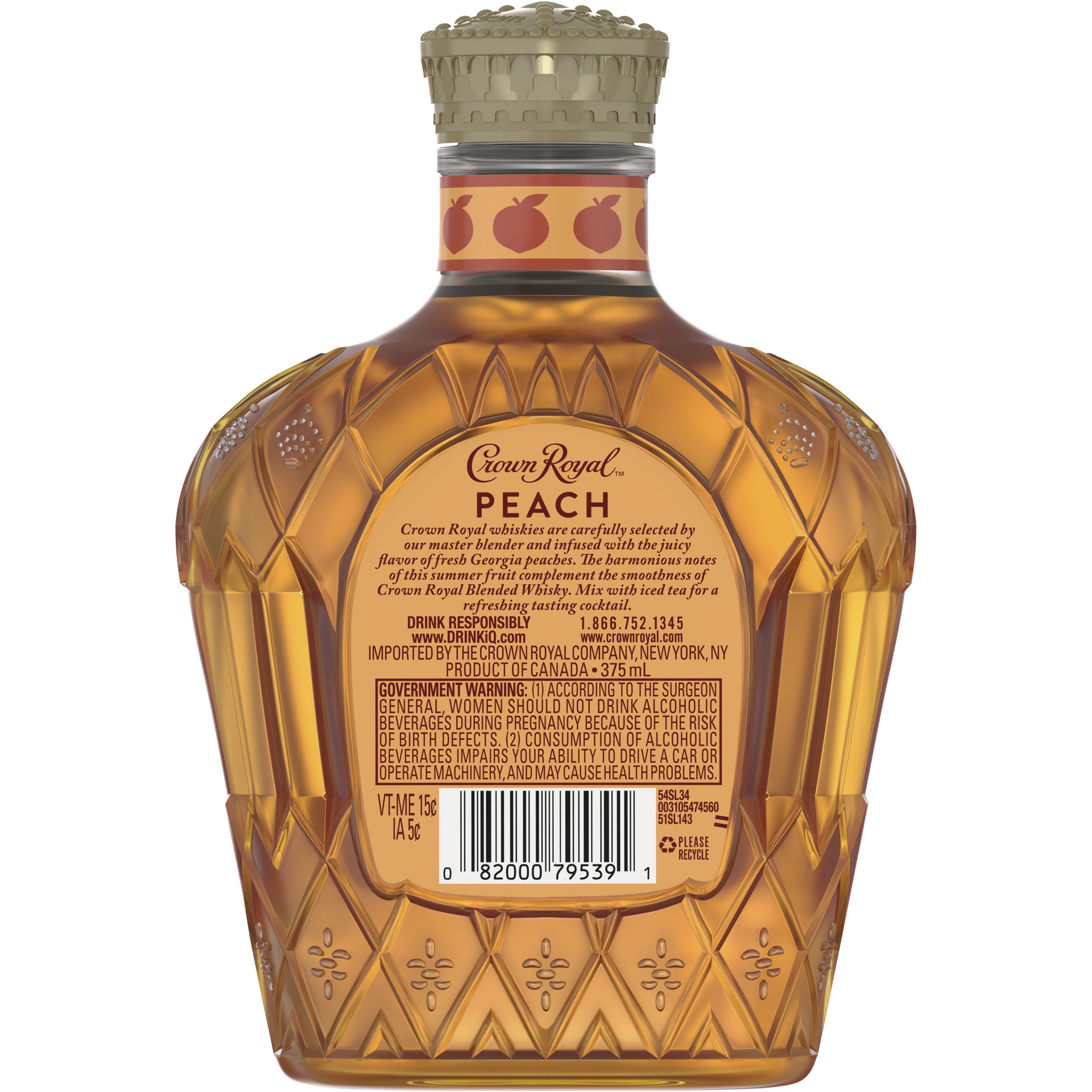 slide 2 of 3, Crown Royal Peach 375Ml, 375 ml