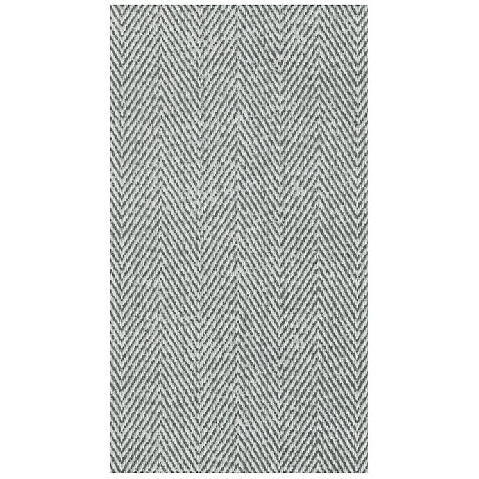 slide 1 of 1, Caspari Jute12-Count Paper Linen Guest Towels - Charcoal, 1 ct