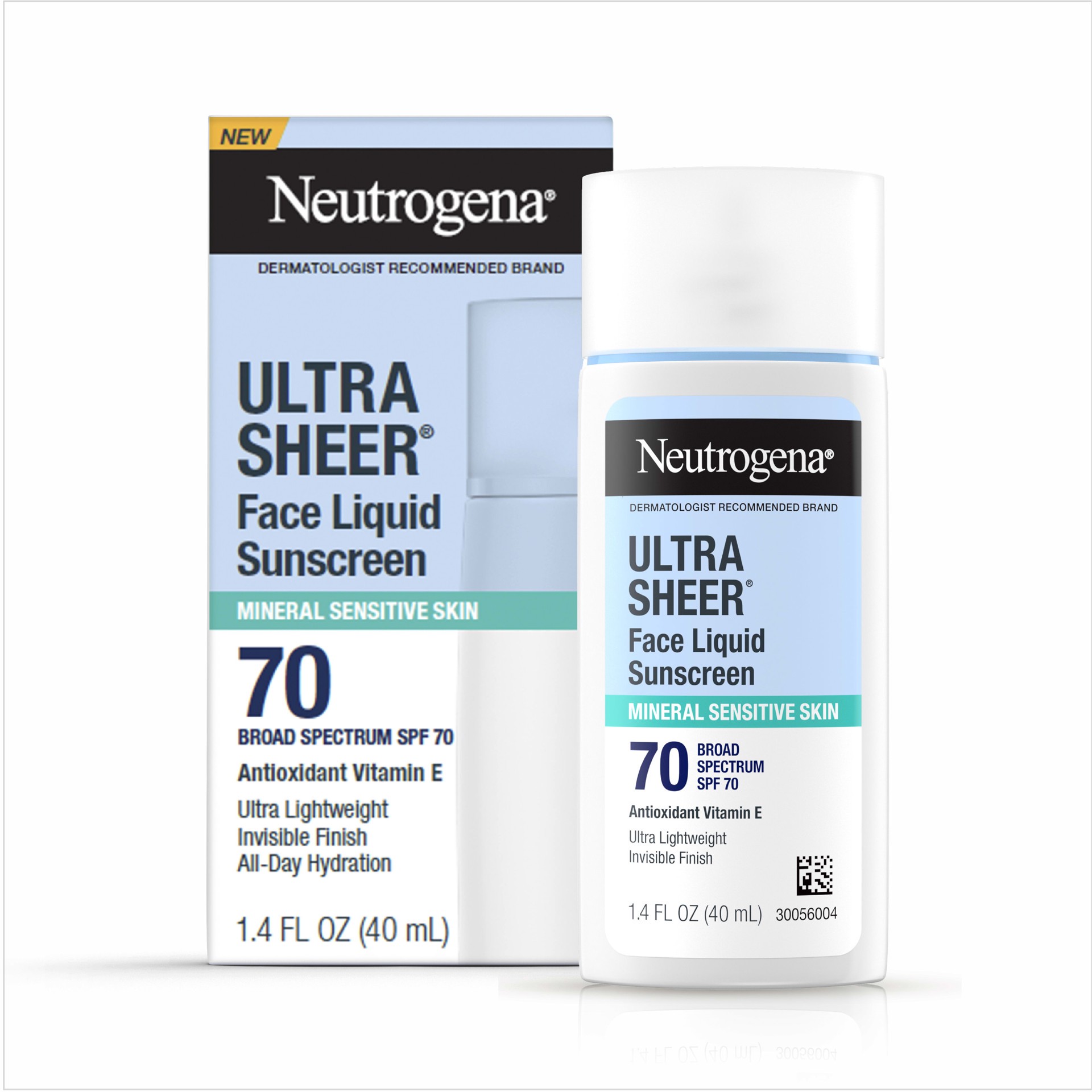 slide 6 of 9, Neutrogena Ultra Sheer Mineral Face Liquid Sunscreen Spf 70, 1.4 oz