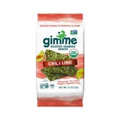 GimMe Chili Lime Seaweed Snacks