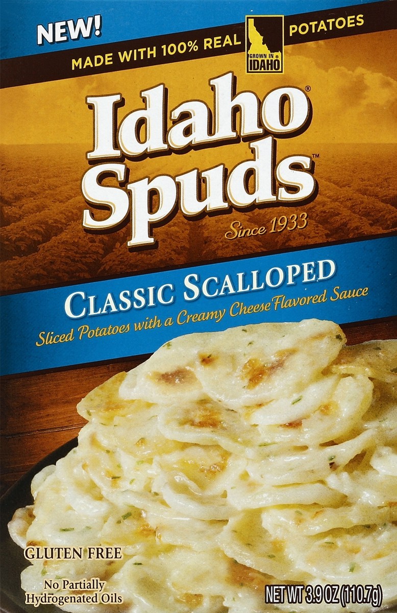 slide 3 of 6, Idaho Spuds Scalloped Potatoes, Classic, 3.9 oz