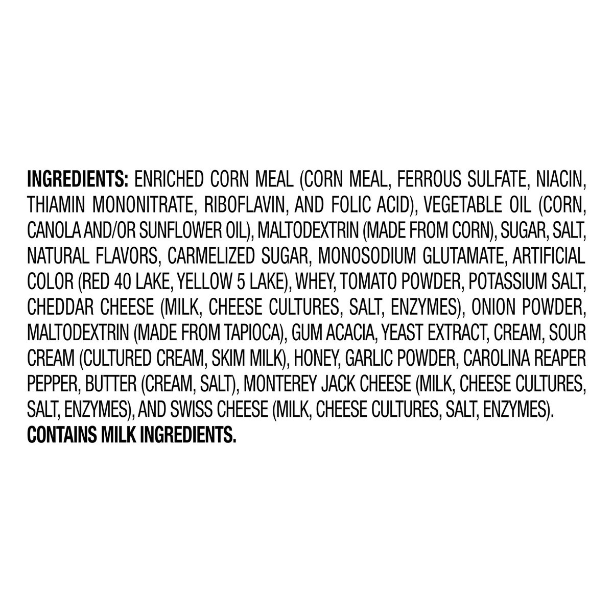 slide 3 of 8, Cheetos Flamin' Hot Sweet Carolina Reaper Cheese Flavored Snacks, 3.25 oz