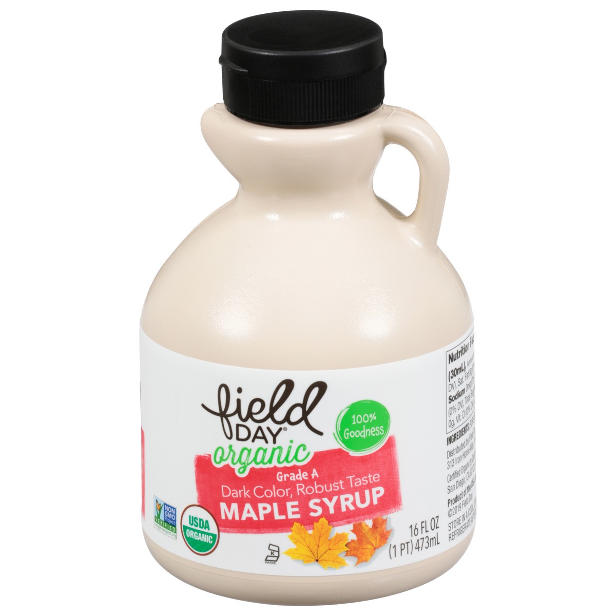 slide 13 of 13, Field Day Organic Maple Syrup 16 fl oz, 16 oz