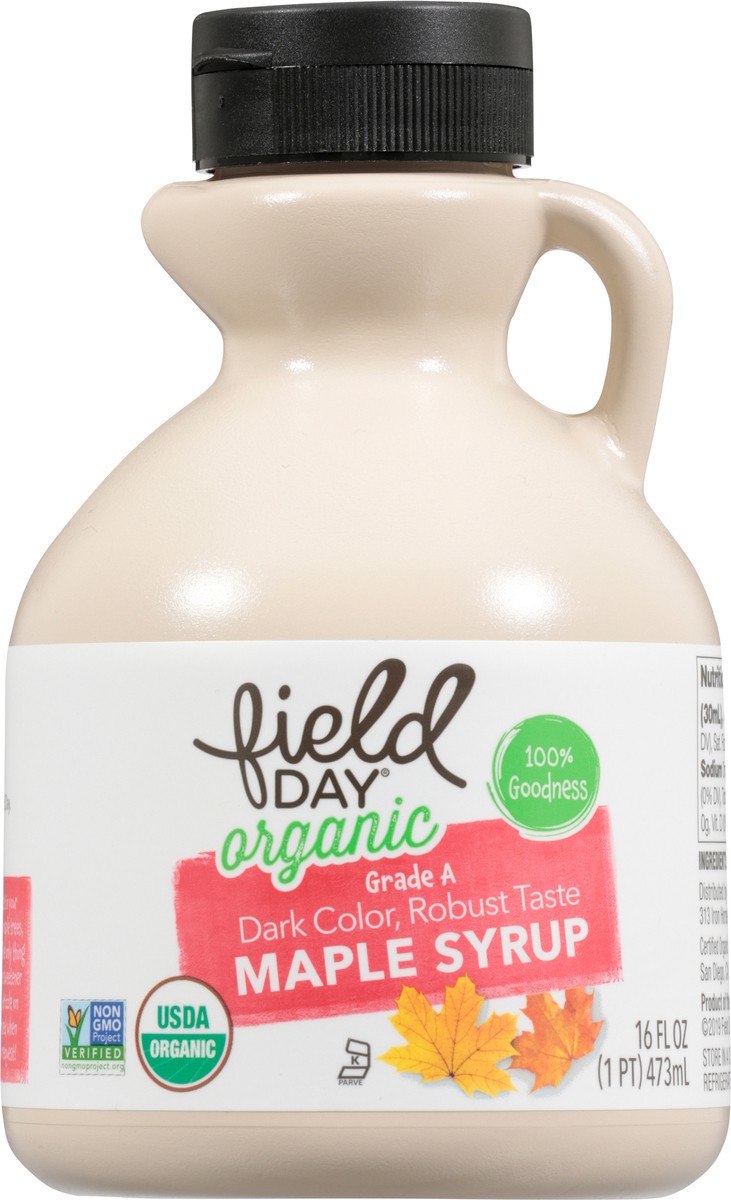 slide 12 of 13, Field Day Organic Maple Syrup 16 fl oz, 16 oz