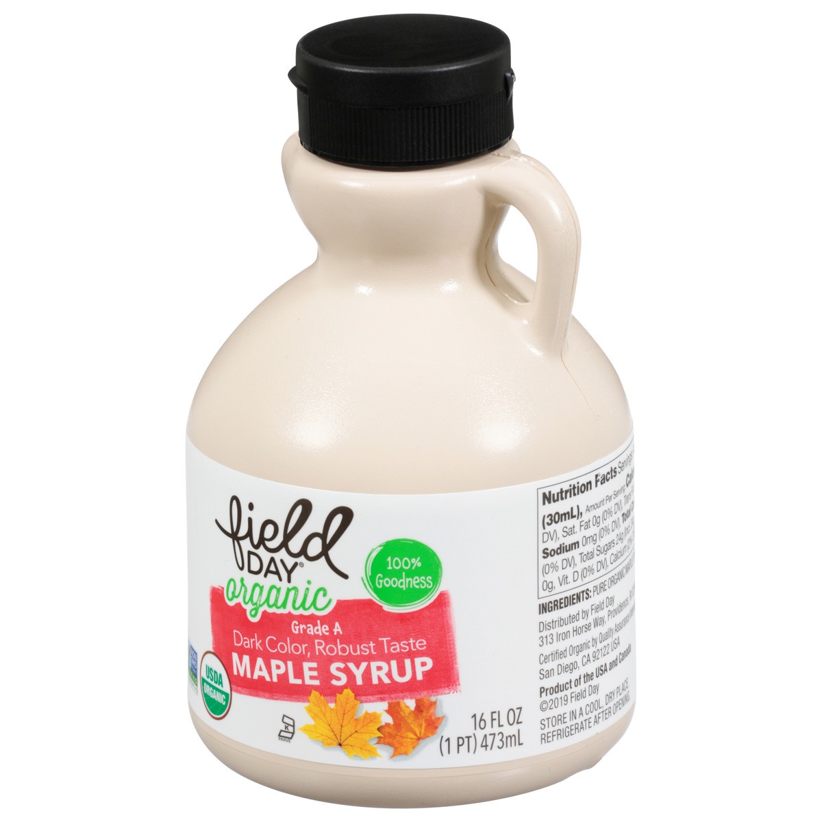 slide 7 of 13, Field Day Organic Maple Syrup 16 fl oz, 16 oz