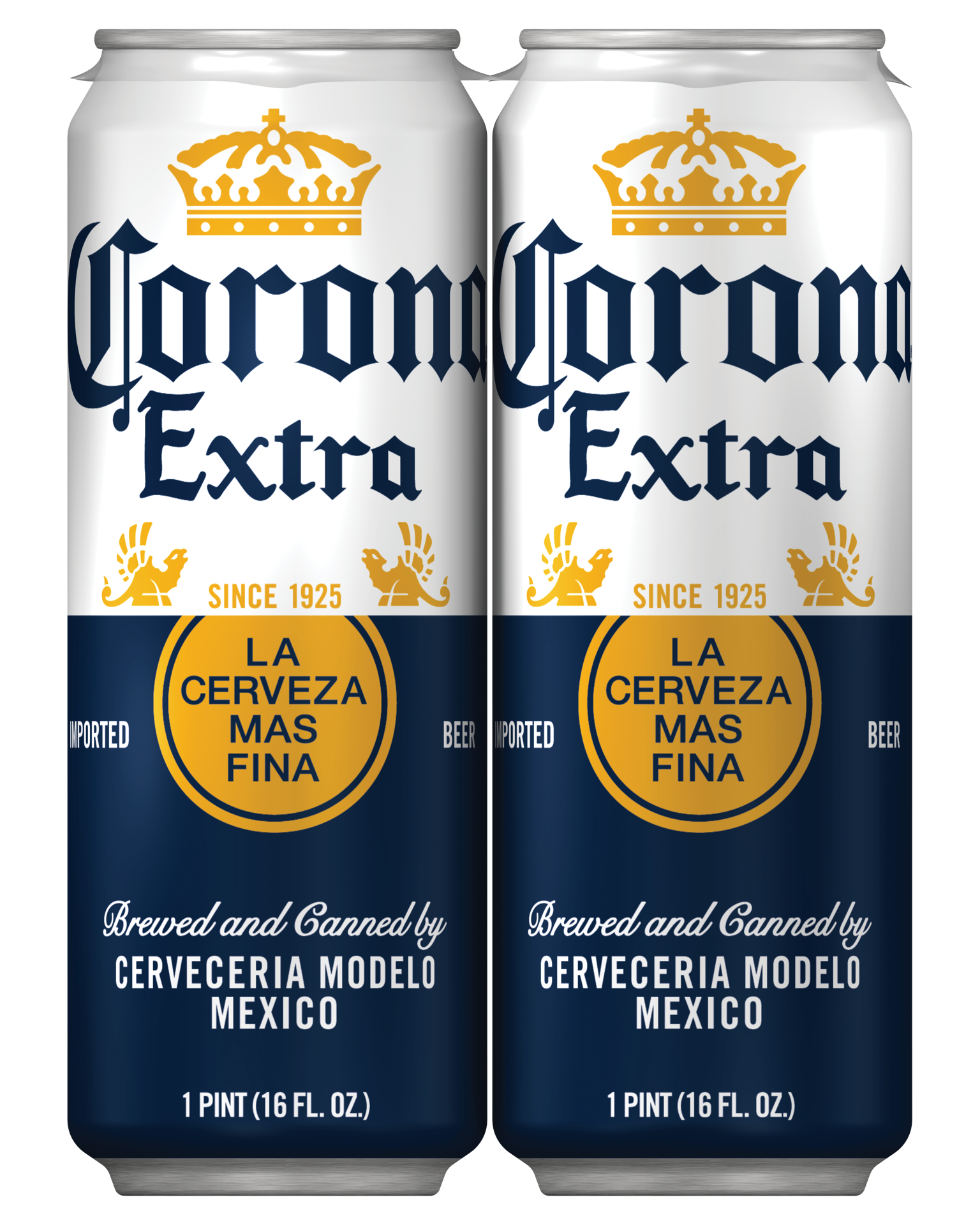 slide 1 of 5, Corona Extra Mexican Lager Import Beer, 4 pk 16 fl oz Cans, 4.6% ABV, 64 fl oz