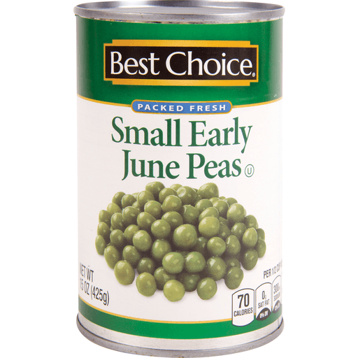 slide 1 of 1, Best Choice Early Peas, 15 oz