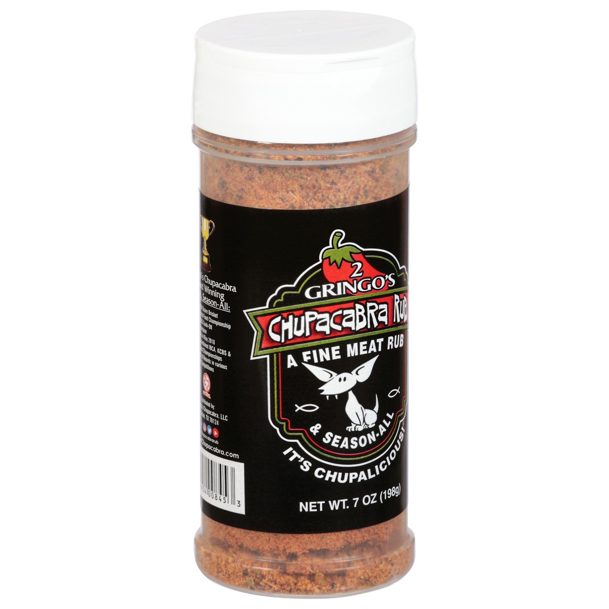 slide 14 of 14, 2 Gringo's Chupacabra Rub 7 oz, 7 oz