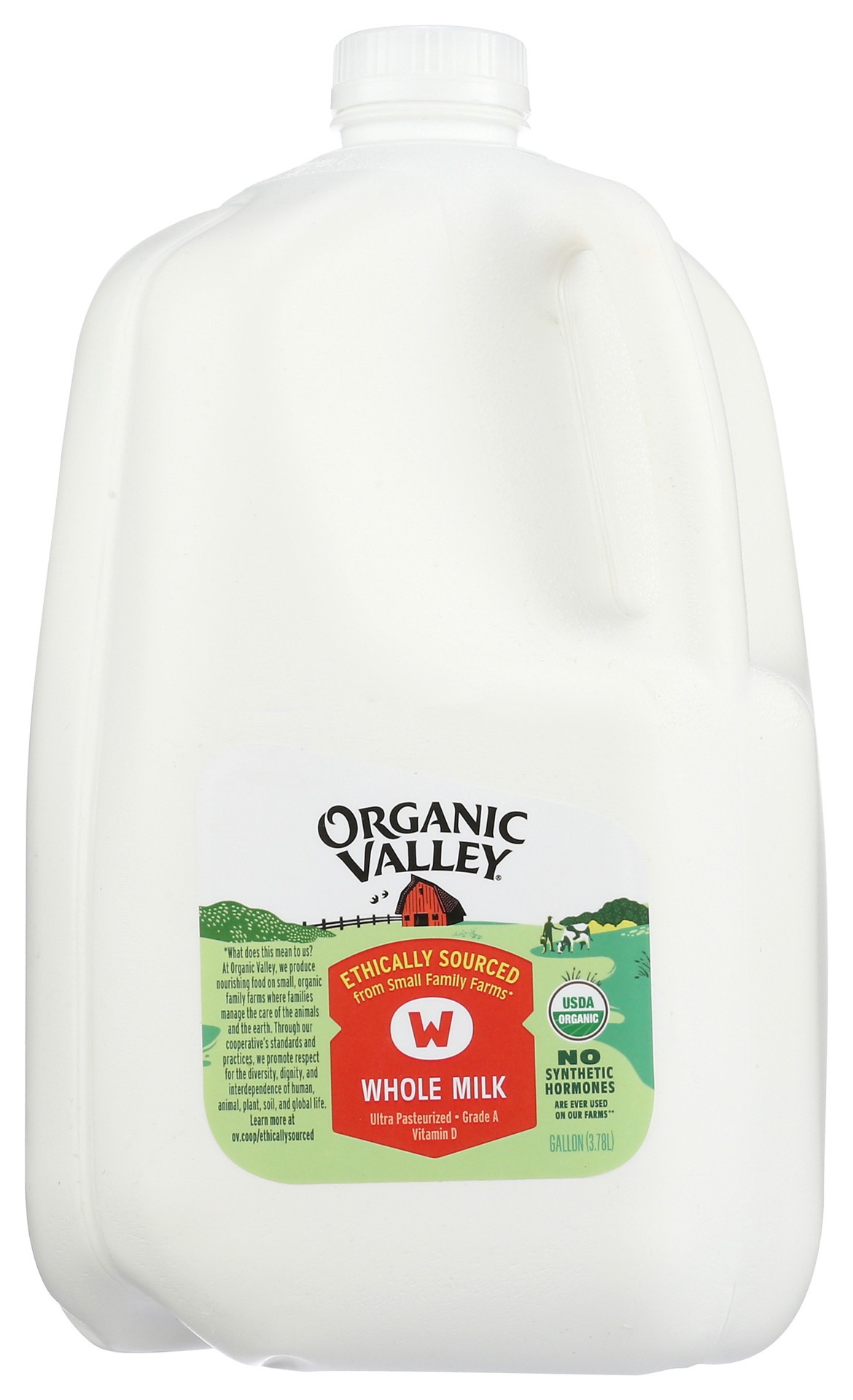 slide 2 of 10, Organic Valley Organic Whole Milk, 128 oz, 128 oz
