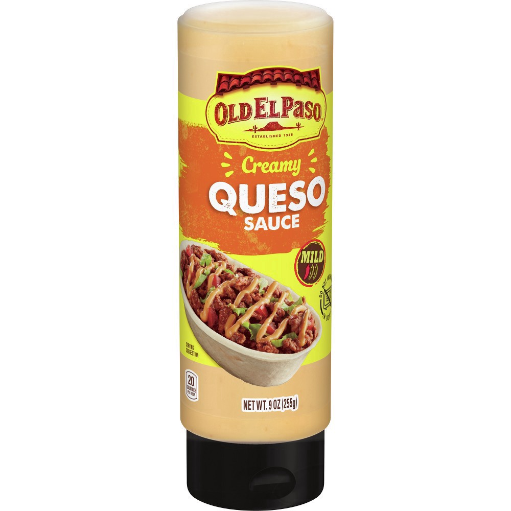 slide 11 of 15, Old El Paso Taco Sauce - Creamy Queso Dip, 9 oz., 9 oz