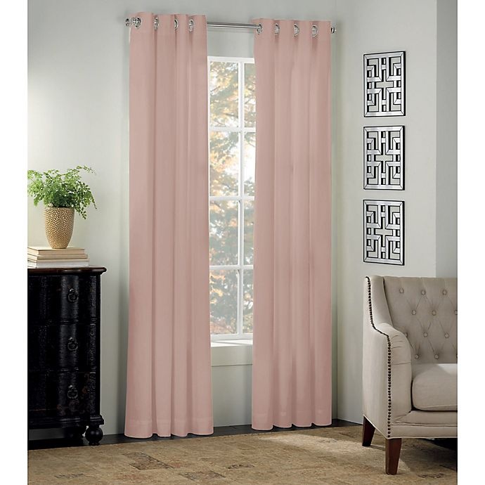 slide 1 of 1, Kate Spade New York Newport Grommet Window Curtain Panel - Blush, 63 in