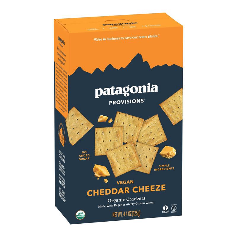 slide 8 of 8, Patagonia Provisions Organic Toasted Cheeze Crackers 4.4 oz, 4.4 oz
