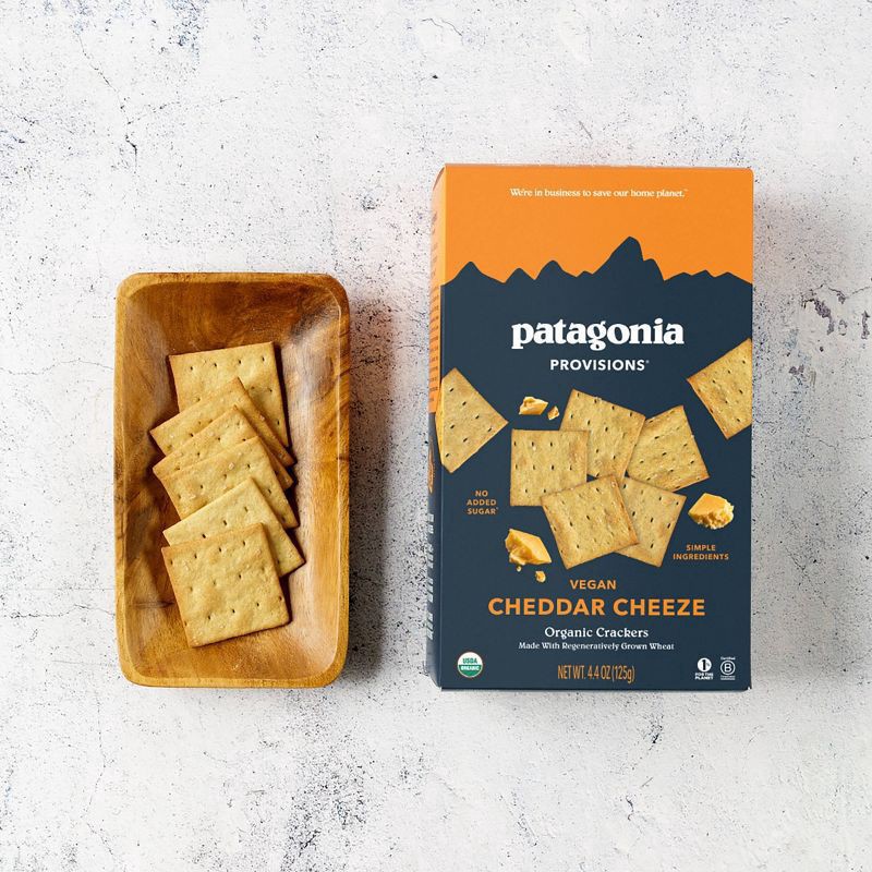 slide 6 of 8, Patagonia Provisions Organic Toasted Cheeze Crackers 4.4 oz, 4.4 oz