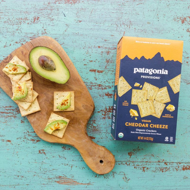 slide 7 of 8, Patagonia Provisions Organic Toasted Cheeze Crackers 4.4 oz, 4.4 oz