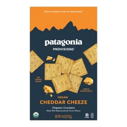 Patagonia Provisions Organic Toasted Cheeze Crackers 4.4 oz