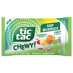 Tic Tac, Chewy Sour Adventure Single, 1.8 Oz
