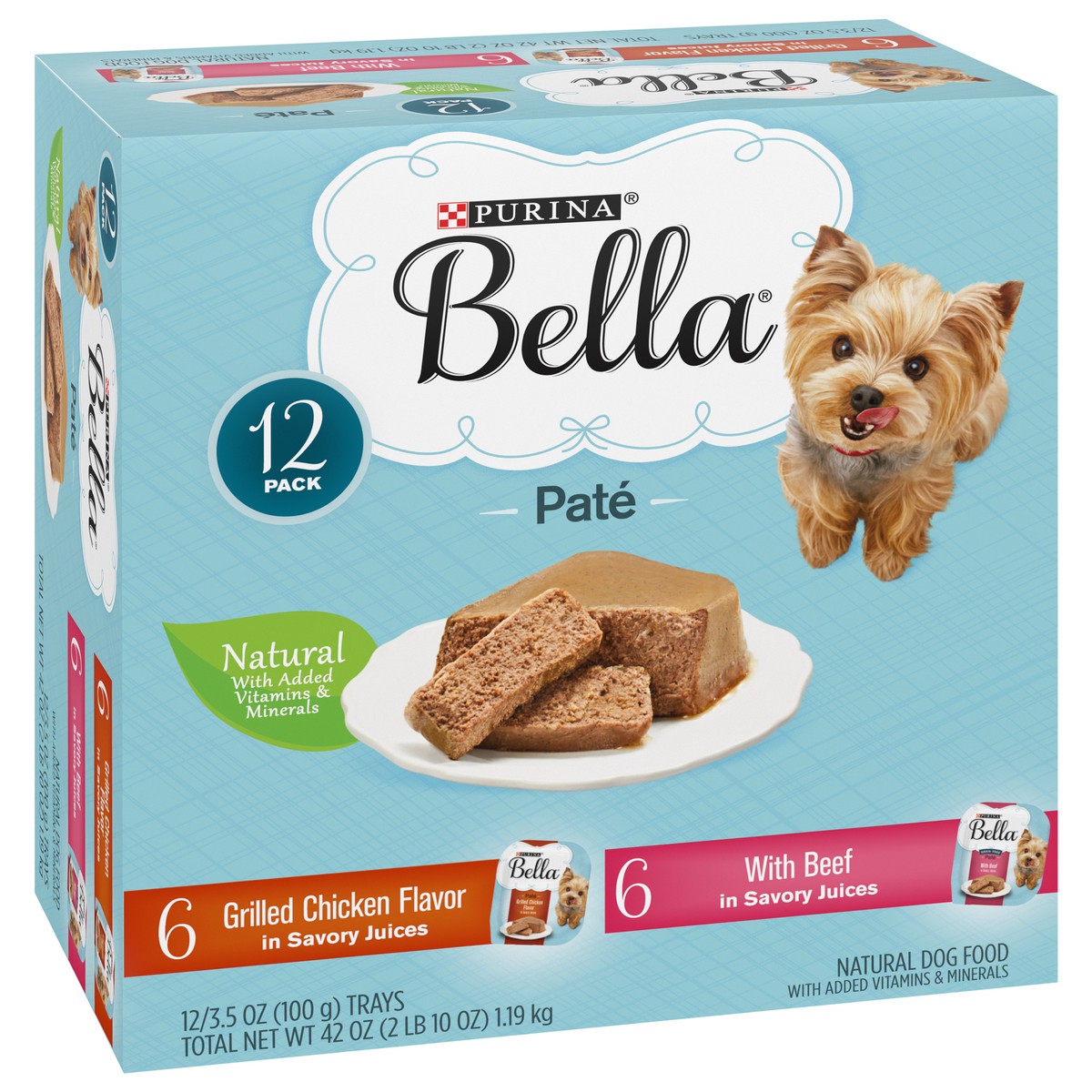 slide 7 of 9, Bella Purina Bella Dog Food 12Pk, 2.63 lb