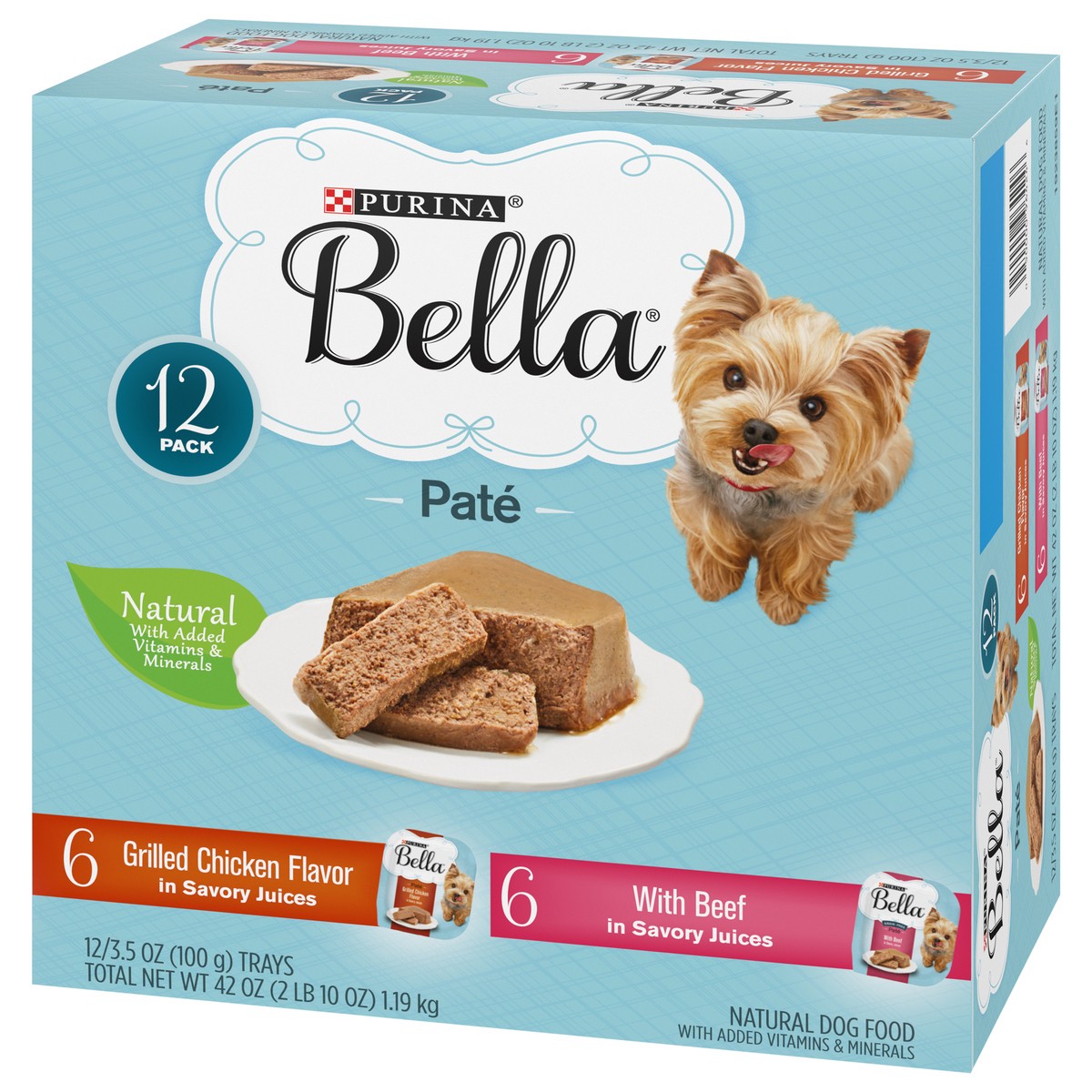 slide 8 of 9, Bella Purina Bella Dog Food 12Pk, 2.63 lb